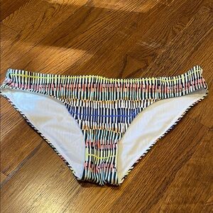 Athleta Striped Multicolor Bikini Bottom